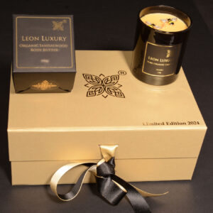 Orient-Gift-Box with desert candle and Sandalwood body butter