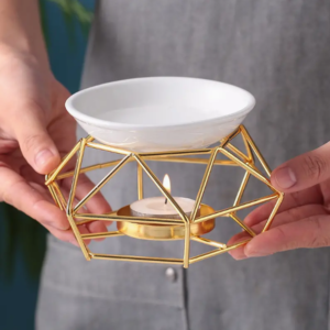 Gold Birds Cage wax melter