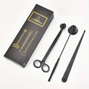 Candle Care Kit Matt Black